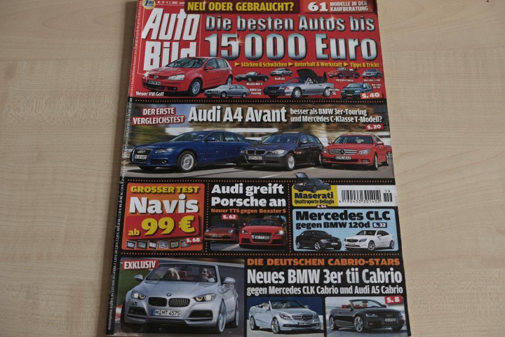 Deckblatt Auto Bild (19/2008)